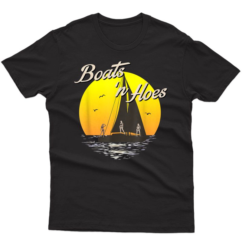 Boats And Hoes T-shirt Catalina Island Wine Shirt Mixer T-shirt