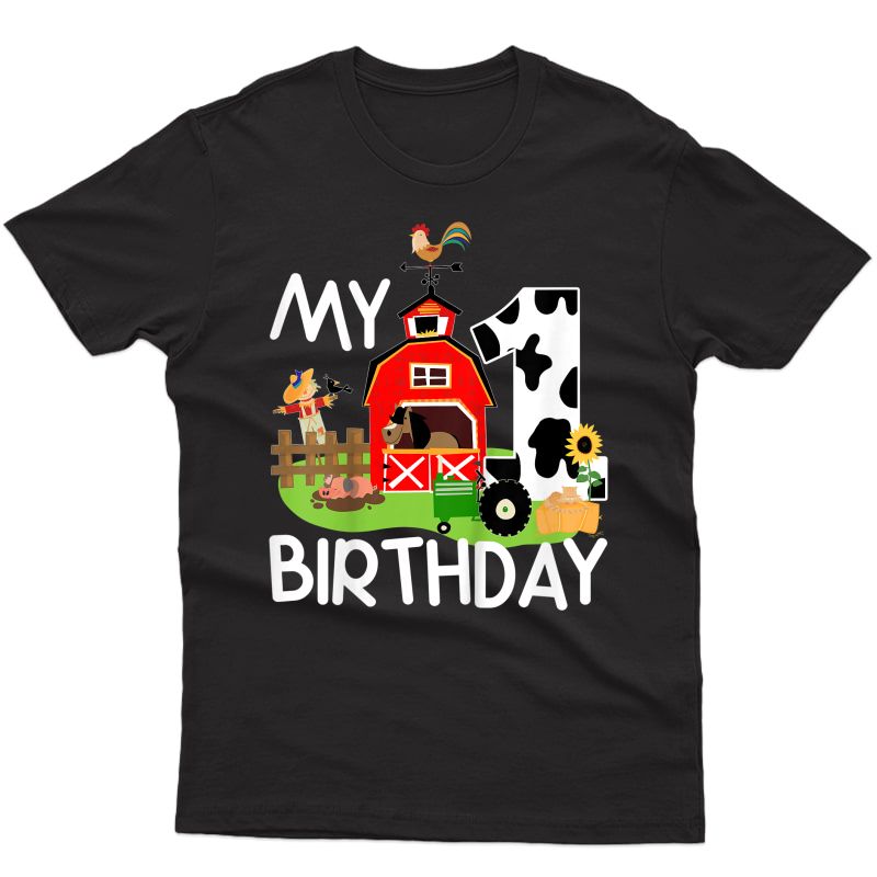 cow birthday shirt